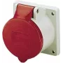 Paneļmontāžas kontaktligzda TA 32A, 5p, 6h, 400V, IP44 1276 - MENNEKES