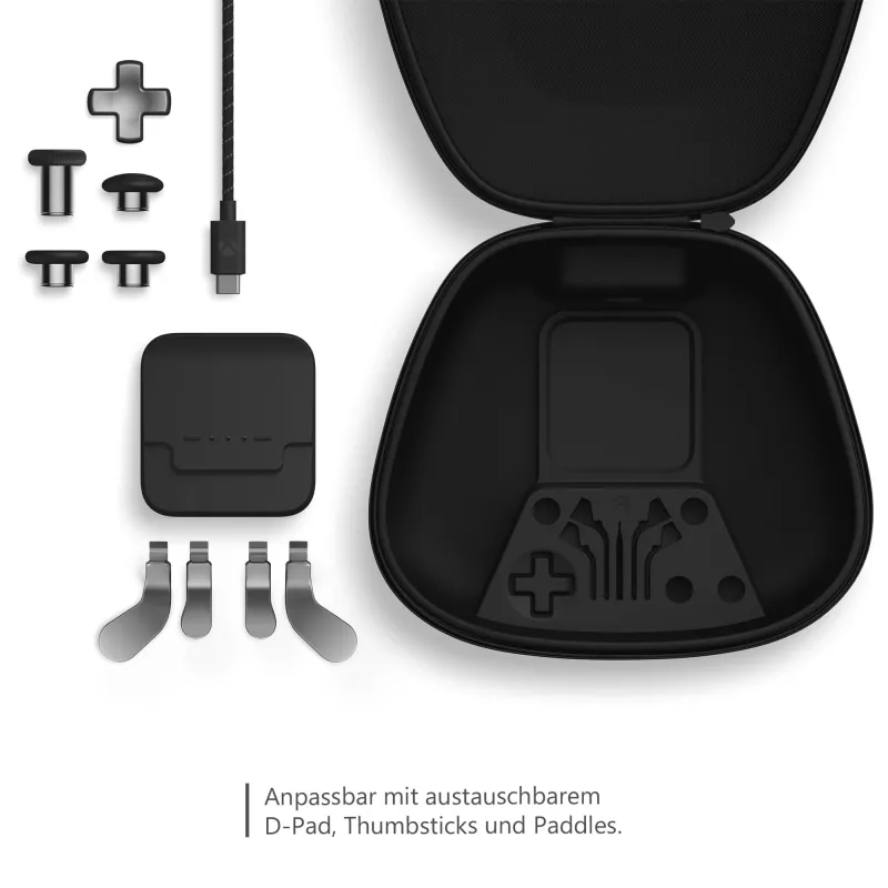 Piederumu komplekts Microsoft Xbox Elite Wireless Controller Series 2 Complete Component Pack Melns Sudrabs