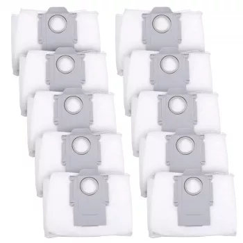 Roborock S un Q sērijas putekļu maisiņu komplekts, 10 gab., saderīgs ar S7 MaxV Ultra, S8 Pro Ultra, Q5, Q7, Q8 Max Q