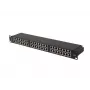 Patronu panelis LANBERG PPS5-1048-B 48-portu 1U 19 collu Cat5e FTP melns