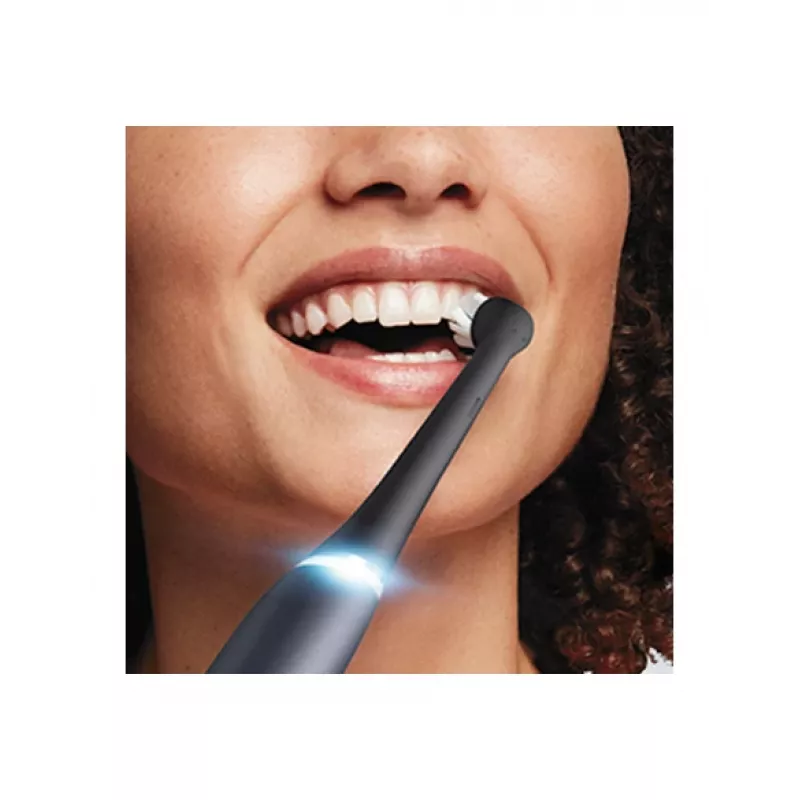 Oral-B iO8 Series Duo elektriskā zobu birste, uzlādējama, 6 režīmi, 2 uzgaļi, Black Onyx/White