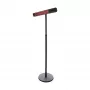 SUNRED RD-DARK-25S Tumšais stāvošais infrasarkanais sildītājs, 2500 W, melns, IP55