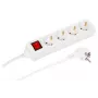 Microconnect MC-GRU00415WS pagarinātājs 1.5 m 4 kontaktligzdas Balts