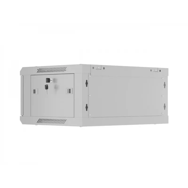 Rack skapis LANBERG WF01-6404-23S 19 collu 4U pelēks ar perforētām durvīm