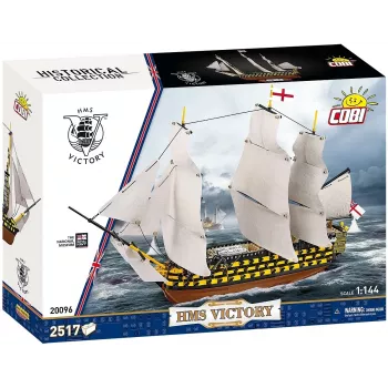 Būvkomplekts Cobi HMS Victory — 2517 detaļas, detalizēts vēsturisks burinieka modelis