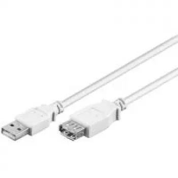 USB 2.0 A M/F pagarinātājkabelis Goobay 96196 0,3m Balts