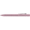 Ievelkamā lodīšu pildspalva ar klipsi Faber-Castell 243907, rozā ēnā