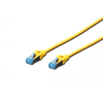 DIGITUS CAT 5e SF/UTP tīkla vads, 3 m, RJ-45 – RJ-45, dzeltens