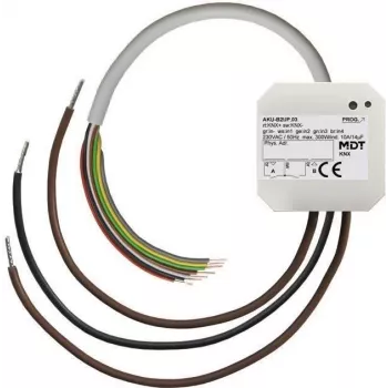 MDT technologies universāls izpildmehānisms 2-kanālu UP 10A, 230VAC, 14µF, 2EVG Battery-B2UP.03 (Battery-B2UP.03)