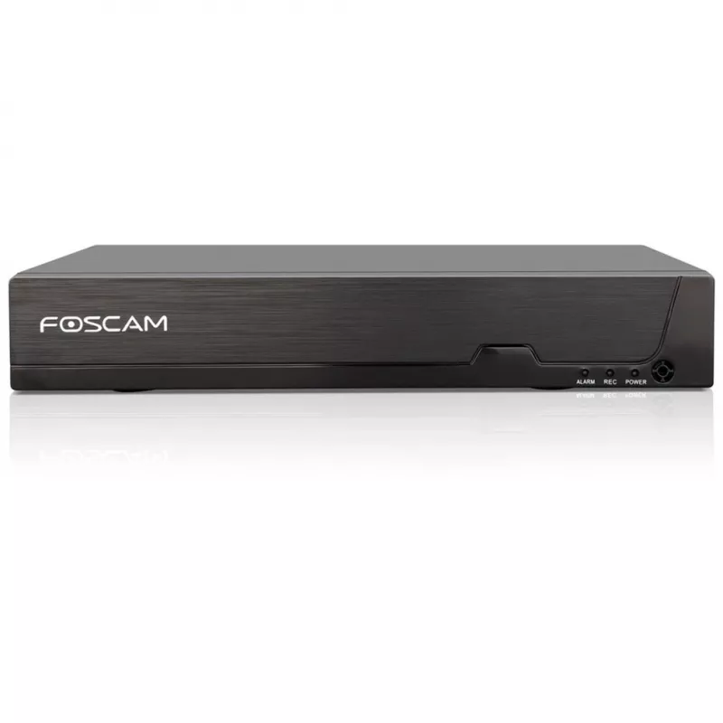 Tīkla video ierakstītājs FOSCAM FN9108HE 8 kanālu 5MP POE NVR Melns