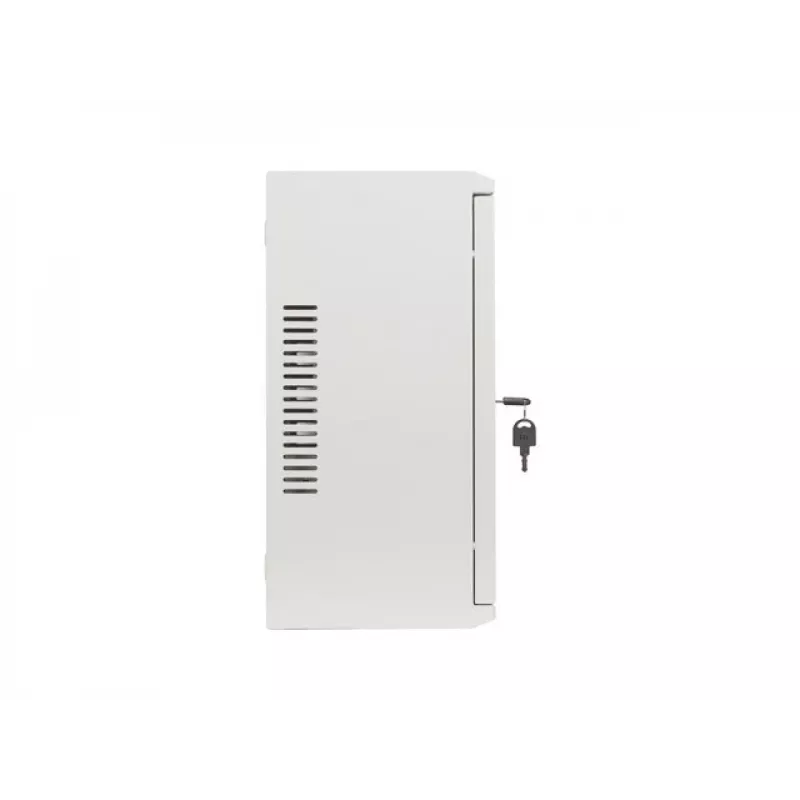 Sienas stiprinājuma skapis Lanberg WAF1 19 inch 4U+3U 540x200 mm, zems profils, pelēks