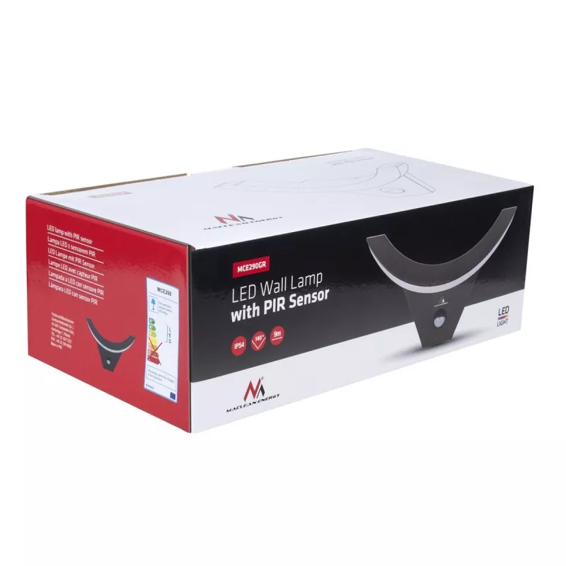 Galda lampa MACLEAN MCE290GR LED ar infrasarkano sensoru 800 lm, regulējams gaismas avots