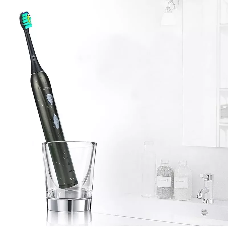 Sonic zobu birste Media-Tech SONIC WAVECLEAN Pieaugušo Brūna