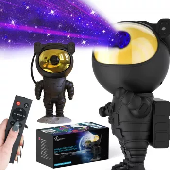 Nakts gaisma, Extralink Home Star Projector BLACK, bērniem, astronauts