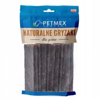 PETMEX Wild Boar Stripes suņu gardumi 200g — brieža gaļas hipoalerģiskas košļājamās strēmeles
