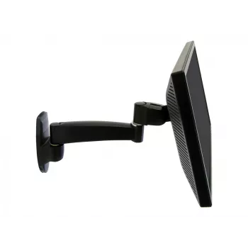 Ergotron 200 Series Sienas Kronšteins (Rokas) – Monitoram – 1 Pagarinājums – Tērauds – Melns – Ekrāna Izmērs: līdz 81,3 cm (līdz 32 collām)