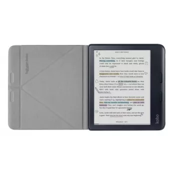 Folio Maciņš Rakuten Kobo SleepCover 17.8 cm Melns