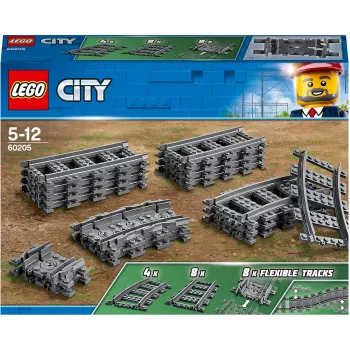LEGO City 60205 Dzelzceļa sliedes, konstrukcijas rotaļlieta