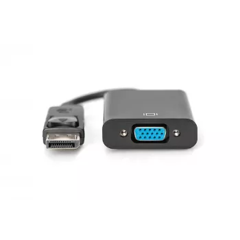 Assmann DisplayPort adaptera kabelis DP-HD15 vīrietis/sieviete 0,15m ar bloķētāju