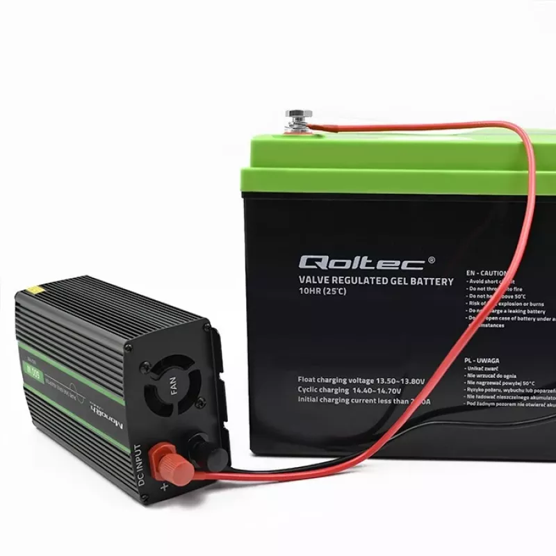 Qoltec Monolith invertors barošanas avots Auto 600 W 12 V