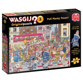 Jumbo Wasgij Original 3 Full Monty Fever 1000 gabalu puzle (81923)