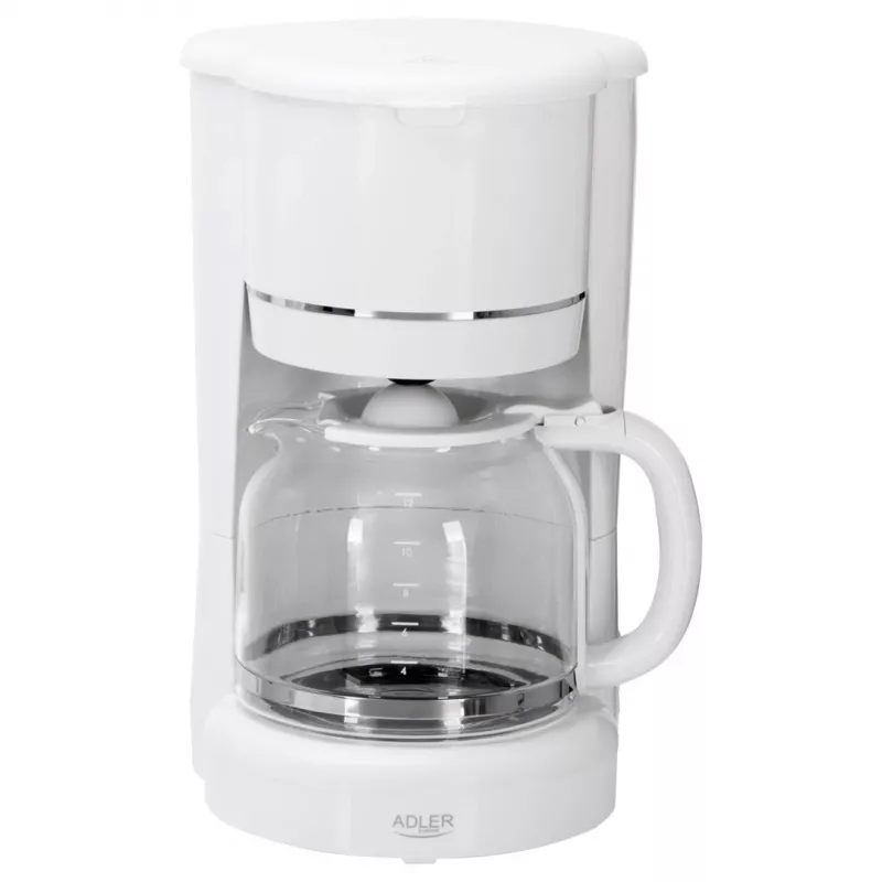 Adler AD 4383w Pilienu kafijas automāts maltai kafijai 1,5 L balts