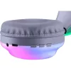 Defender FreeMotion B651 63651 bezvadu austiņas, uzliekamas uz ausīm, Bluetooth 5.3, RGB fona apgaismojums, 20–20000 Hz, 105 dB, USB-C, AUX, baltā krāsā