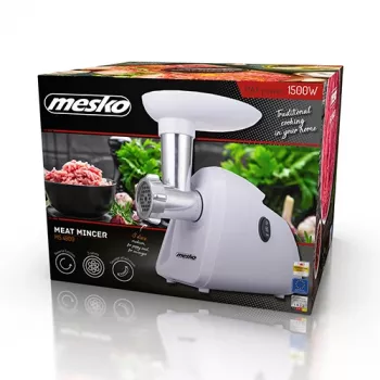 Gaļas maļamā mašīna Mesko Home MS 4809 1500 W Balta