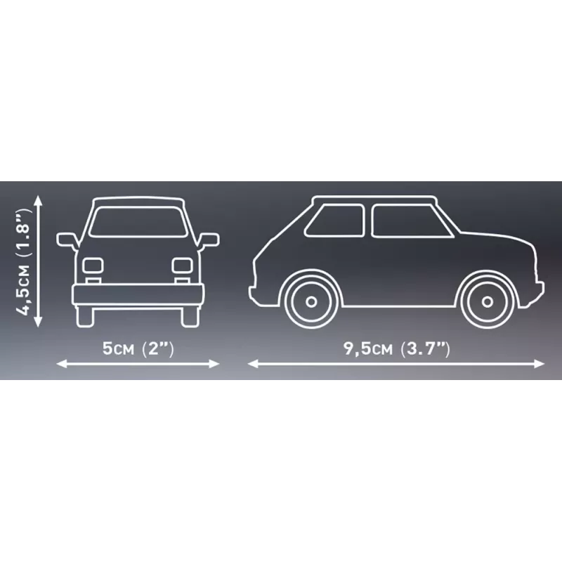 Konstruktors Cobi Youngtimer Collection Fiat 126p el 24531 — 150 gabali