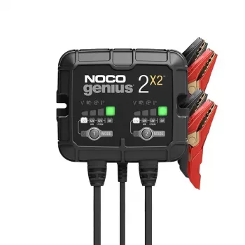 Bateriju lādētājs NOCO GENIUS2X2 4A 2-kanālu, 4A kopā, divi neatkarīgi izejas