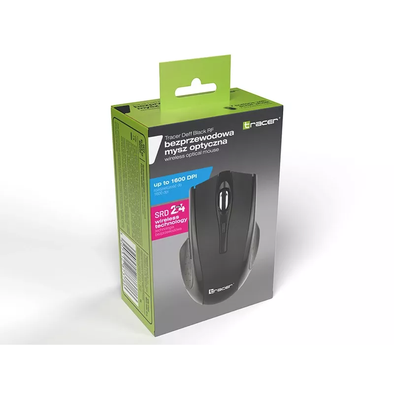 Tracer 47432 Bezvadu optiskā pele RF 2,4GHz/BT Melna