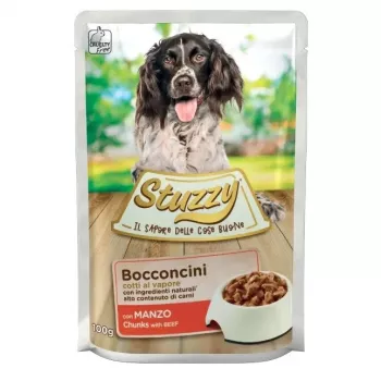STUZZY Chunks with beef - slapjā suņu barība - 100 g