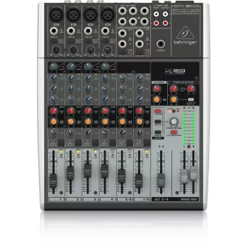 Behringer Xenyx 1204USB audio mikseris 12 kanāli Pelēks