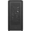PC Midi Tower Cooler Master MasterFrame 600 Mesh — Melns, atbalsta ATX/EATX, 2x200mm priekšējie ventilatori, priekšējais/sānu ventilatoru atbalsts, 2x3.5 collu + 3x2.5 collu vietas