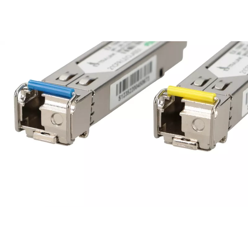Extralink SFP WDM modulis 1.25G, 1.25Gbps, 1310/1550nm, vienmoda, 20km, LC, DOM, pāris, saderīgs ar HP/Aruba