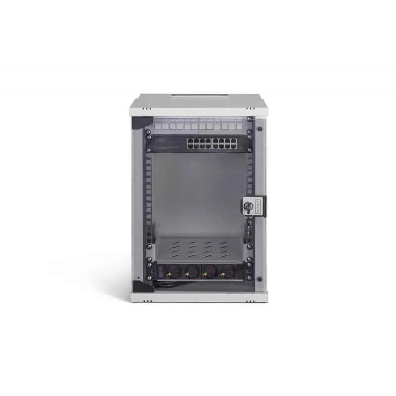 Sienas stiprinājuma karkass Digitus DN-49102-SET 9U 315 x 300 mm Pelēks