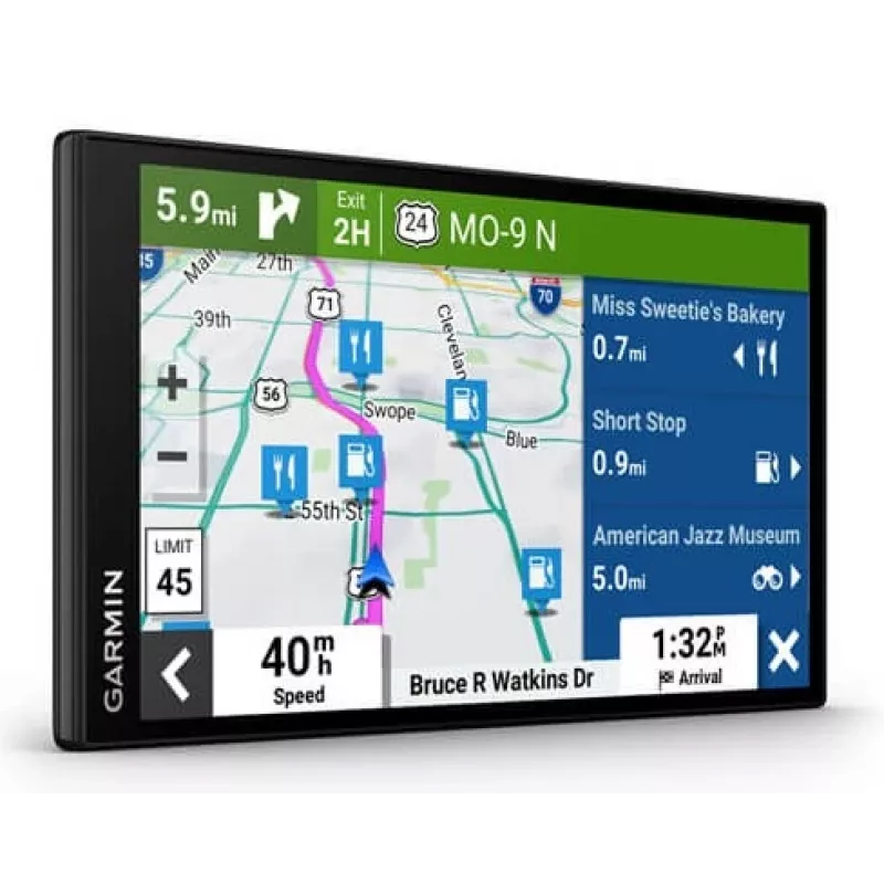 Garmin DriveSmart 76 navigators Fiksēts 17.8 cm (7 inch) TFT Skārienekrāns 239.6 g Melns (EU MT-D)