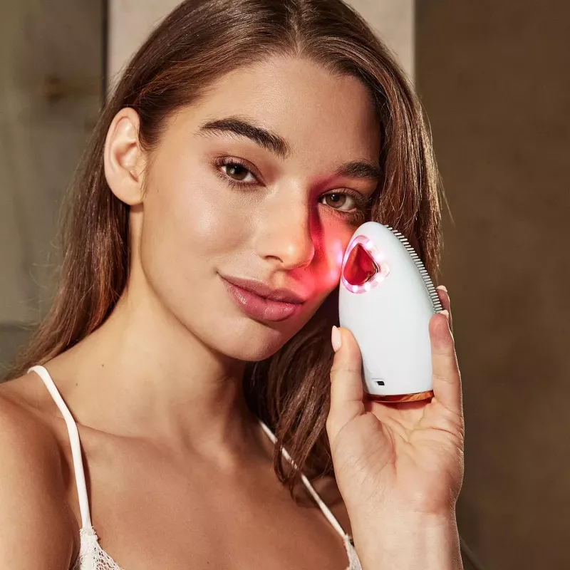 Vibrējošā birste Silk'n Bright Lux zaļa, akumulatora, uzlāde 3h