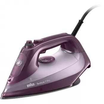 Braun TexStyle 7 Pro SI 7181 VI gludeklis (sausā un tvaika) EloxalPlus zole 3100 W Violet
