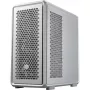 Korpus Cooler Master MasterFrame 600 Midi Tower Sudrabs — ATX/Micro-ATX/ITX, rūdīts stikls, atbalsta 3x140 mm priekšējos ventilatorus