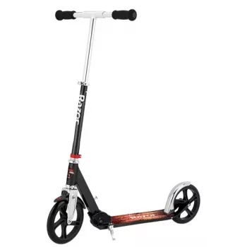 Skrejritenis Razor A5 Lux — alumīnijs, 20 cm poliuretāna riteņi, salokāms, regulējams augstums, maks. slodze 100 kg, melns