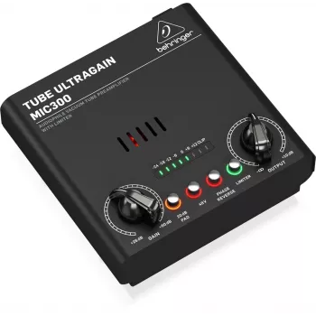 Audio priekšpastiprinātājs Behringer MIC300 Melns