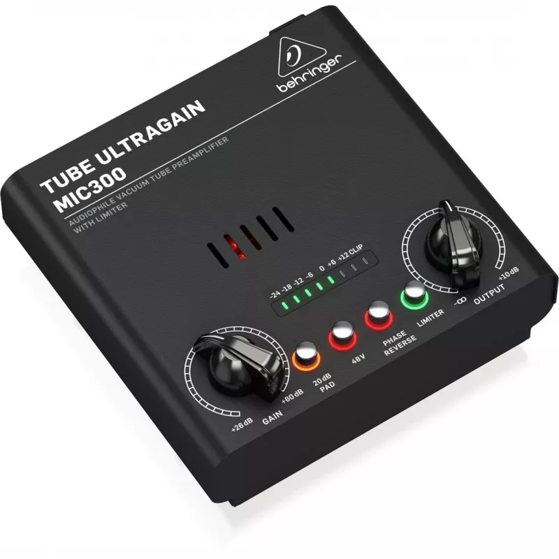 Audio priekšpastiprinātājs Behringer MIC300 Melns