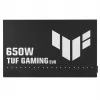 Barošanas bloks ASUS TUF GAMING 650B EVO — 650 W, 20+4 pin ATX, 80 PLUS Bronze, Melns