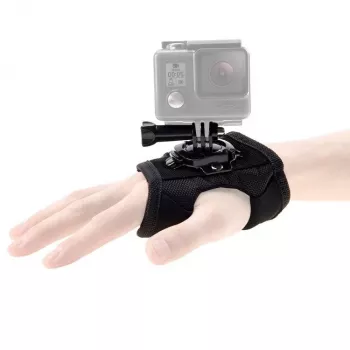 Puluz plaukstas siksnas stiprinājums darbības kamerām ar 360° rotāciju — saderīgs ar GoPro HERO 7/6/5/4/3/2, SJCAM, Xiaomi