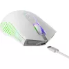 Bezvadu spēļu pele DEFENDER Pandora White — ambidekstrāla, 3200 DPI, 6 pogas, programmējama, optiska, USB