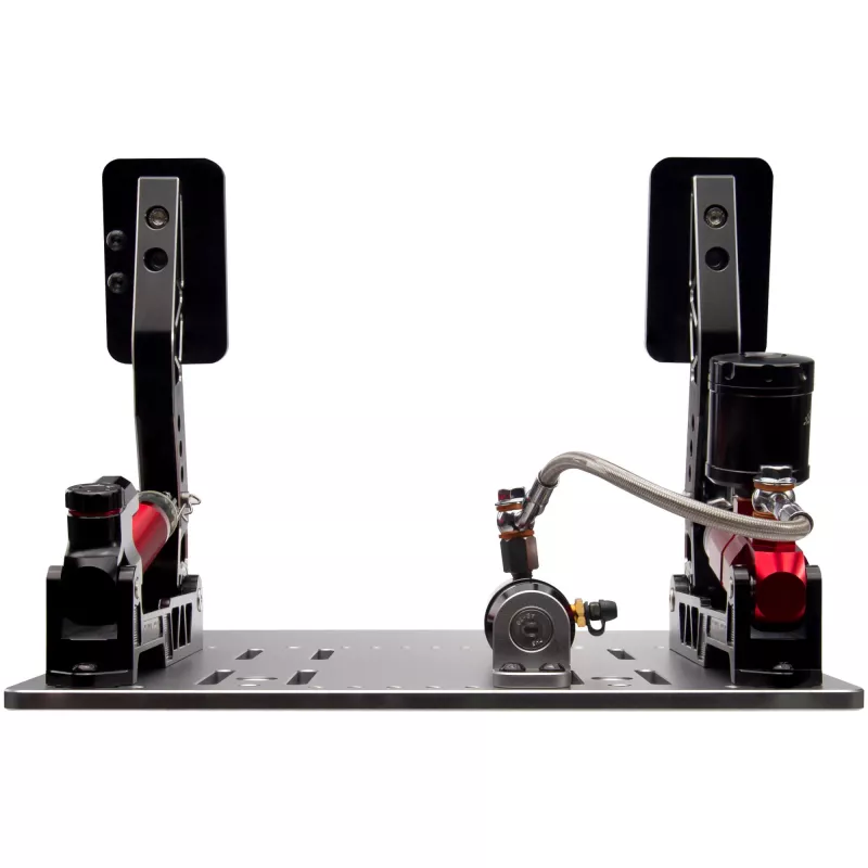 Simagic P2000 Hydraulic 2 pedāļu komplekts, 100KG Loadcell - Crimson Edition