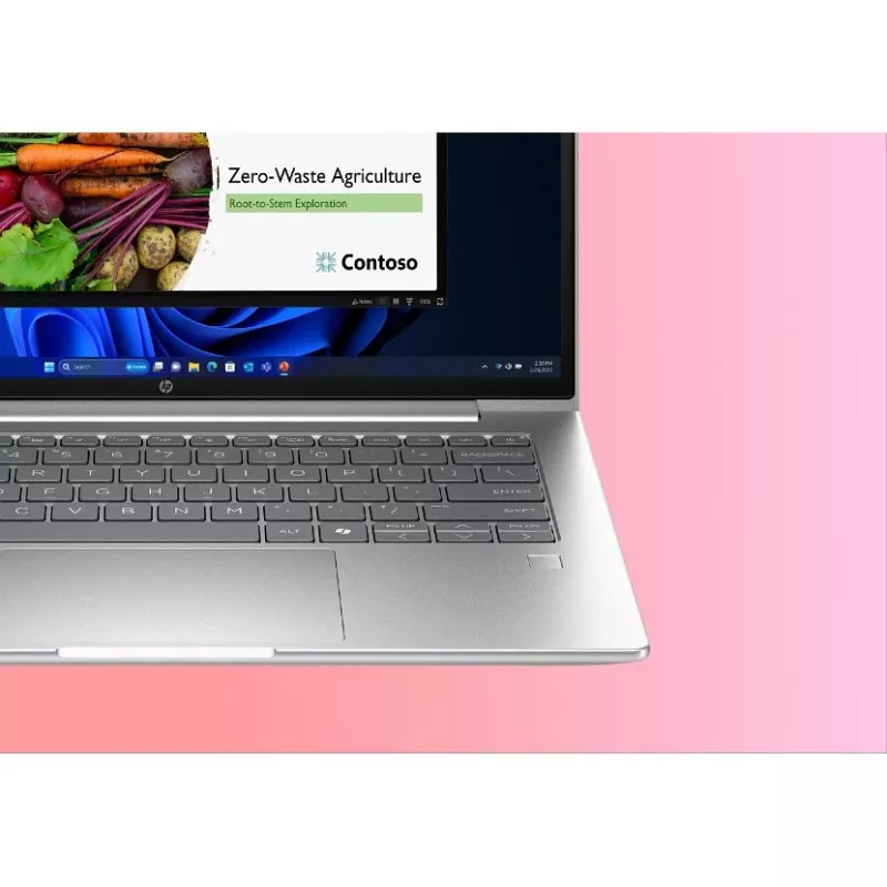 HP ProBook 4 G1i Notebook AI - 177° eņģes dizains - Intel Core Ultra 7 255U / 2 GHz - Win 11 Pro - Intel Graphics - 24 GB RAM - 512 GB SSD NVMe - 35,6 cm (14 collu)