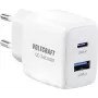 VOLTCRAFT VC-13082880 USB lādētājs iekštelpām, 2 x USB-A + USB-C (Power Delivery), 2.08 A