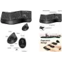 LogiLink ID0211 Bezvadu RF tastatūra un pele, QWERTZ vācu, melna (ID0211)